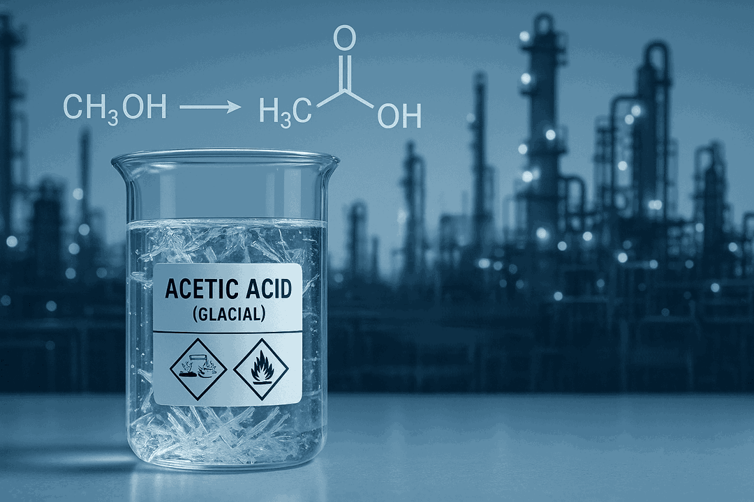 اسید استیک (Acetic Acid) چیست؟ کاربردها و مشخصات استیک اسید